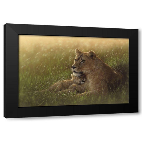 Safe Haven Black Modern Wood Framed Art Print with Double Matting by Bogle, Collin