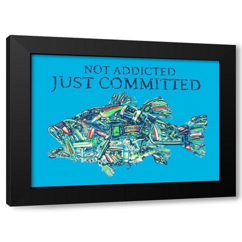 Committed Black Modern Wood Framed Art Print with Double Matting by Baldwin, Jim