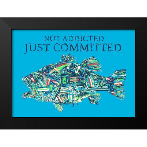 Committed Black Modern Wood Framed Art Print by Baldwin, Jim