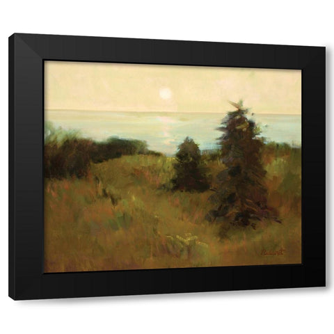 Sunset Black Modern Wood Framed Art Print by Rideout, Candy