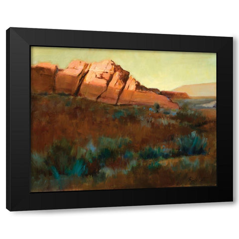 Splendor Black Modern Wood Framed Art Print with Double Matting by Candy Rideout