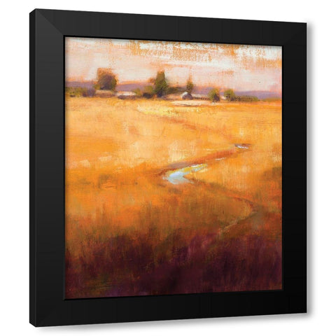 Far Off View Black Modern Wood Framed Art Print with Double Matting by Candy Rideout