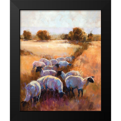 Follow the Leader Black Modern Wood Framed Art Print by Candy Rideout