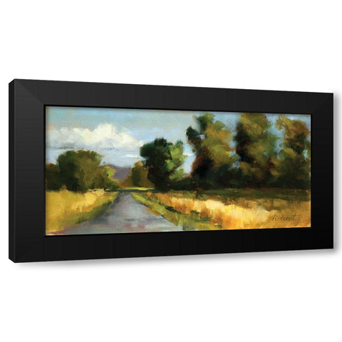 True View I Black Modern Wood Framed Art Print with Double Matting by Candy Rideout