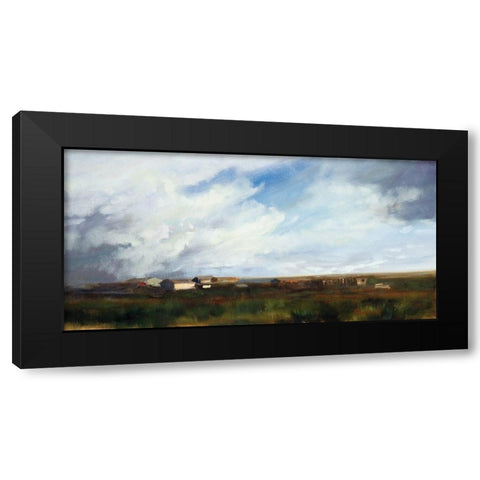 Sky View Black Modern Wood Framed Art Print with Double Matting by Candy Rideout