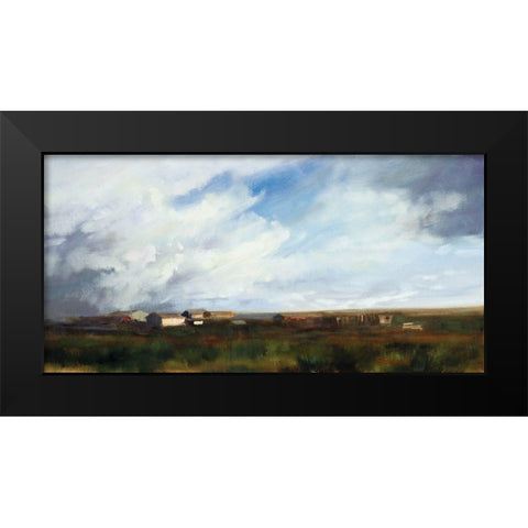 Sky View Black Modern Wood Framed Art Print by Candy Rideout