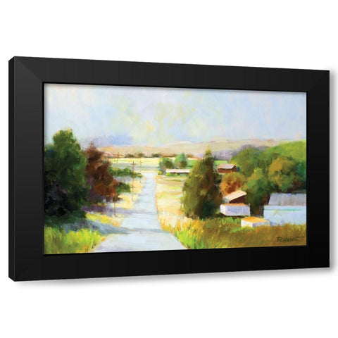 Old Town Black Modern Wood Framed Art Print with Double Matting by Candy Rideout