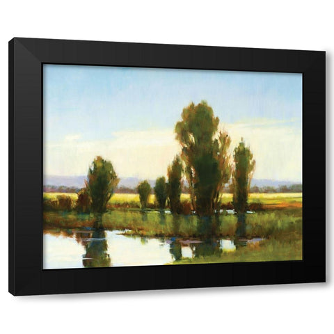 Tree Marsh Black Modern Wood Framed Art Print by Candy Rideout