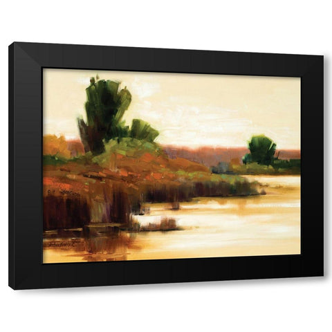 Spice Splendor Black Modern Wood Framed Art Print with Double Matting by Candy Rideout