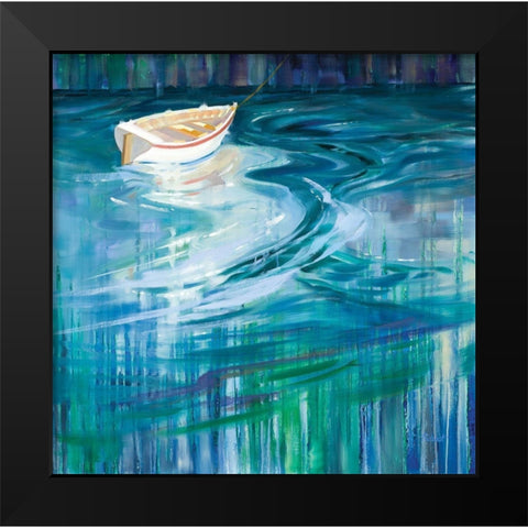 All Alone Black Modern Wood Framed Art Print by Candy Rideout