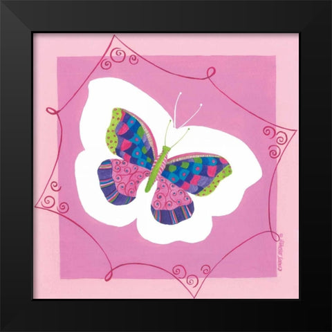 Butterfly III Black Modern Wood Framed Art Print by Shamp, Cindy