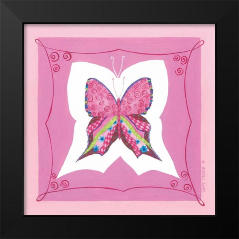 Butterfly IV Black Modern Wood Framed Art Print by Shamp, Cindy