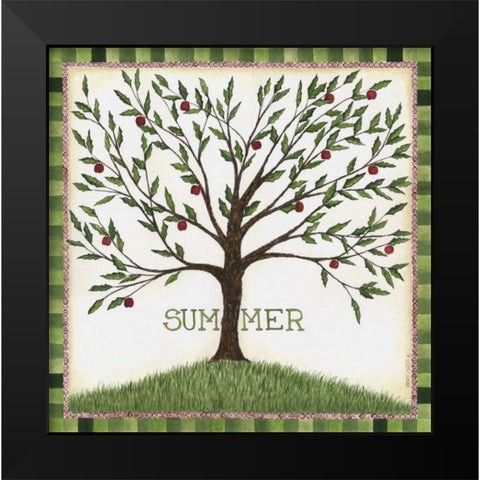 Summer Black Modern Wood Framed Art Print by Shamp, Cindy
