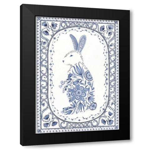 Country Blues IV Black Modern Wood Framed Art Print by Shamp, Cindy