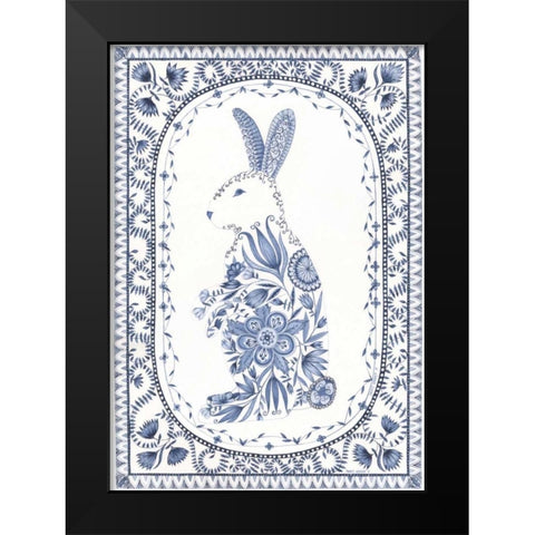 Country Blues IV Black Modern Wood Framed Art Print by Shamp, Cindy