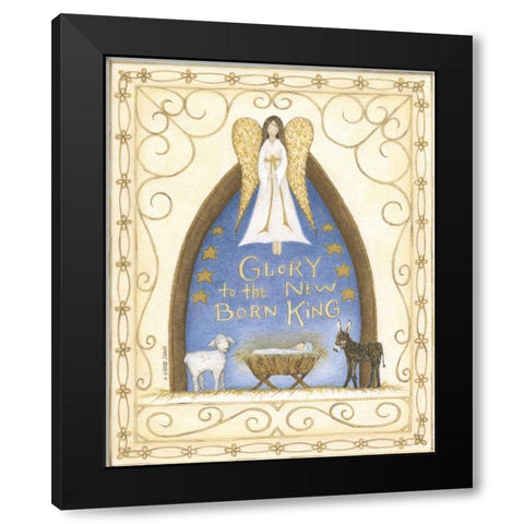 Glory Black Modern Wood Framed Art Print by Shamp, Cindy