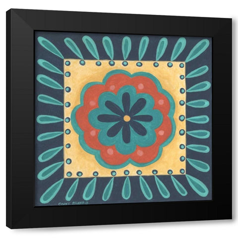Boho Chic IV Black Modern Wood Framed Art Print by Shamp, Cindy