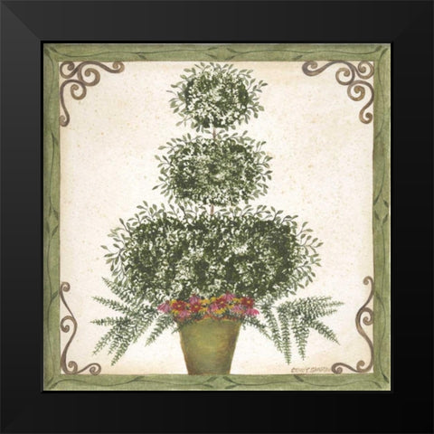 Topiary III Black Modern Wood Framed Art Print by Shamp, Cindy