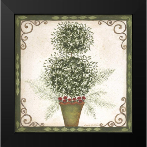 Topiary IV Black Modern Wood Framed Art Print by Shamp, Cindy