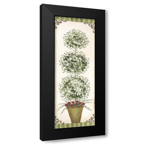 Topiary V Black Modern Wood Framed Art Print with Double Matting by Shamp, Cindy