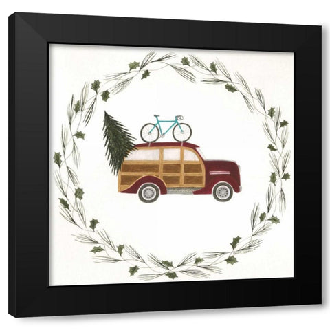Wander at Will Black Modern Wood Framed Art Print by Shamp, Cindy