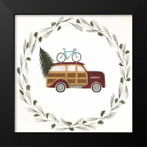 Wander at Will Black Modern Wood Framed Art Print by Shamp, Cindy