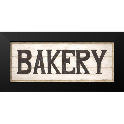 Bakery Black Modern Wood Framed Art Print by Shamp, Cindy