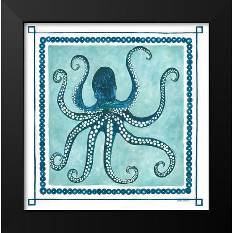 Octopus I Frame Black Modern Wood Framed Art Print by Shamp, Cindy
