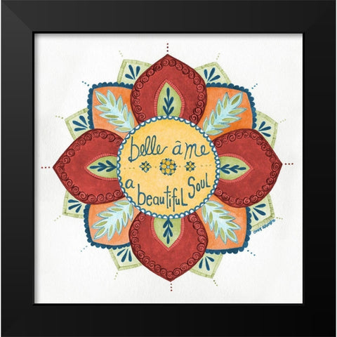 Beautiful Soul Black Modern Wood Framed Art Print by Shamp, Cindy