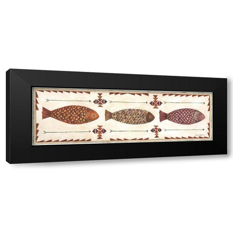 Wild Fish III Black Modern Wood Framed Art Print by Shamp, Cindy
