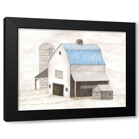 Barn I Black Modern Wood Framed Art Print with Double Matting by Shamp, Cindy