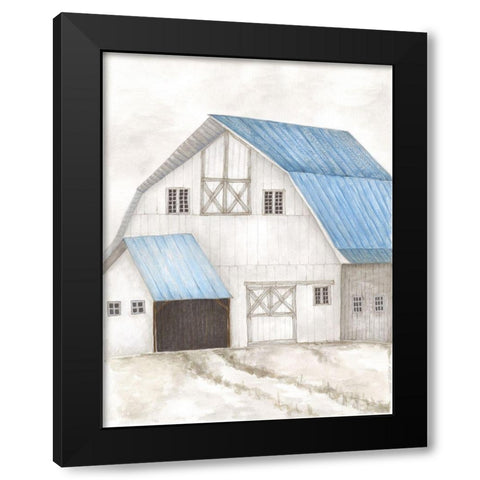 Barn IV Black Modern Wood Framed Art Print with Double Matting by Shamp, Cindy