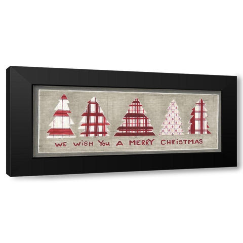 Wish You Black Modern Wood Framed Art Print with Double Matting by Shamp, Cindy
