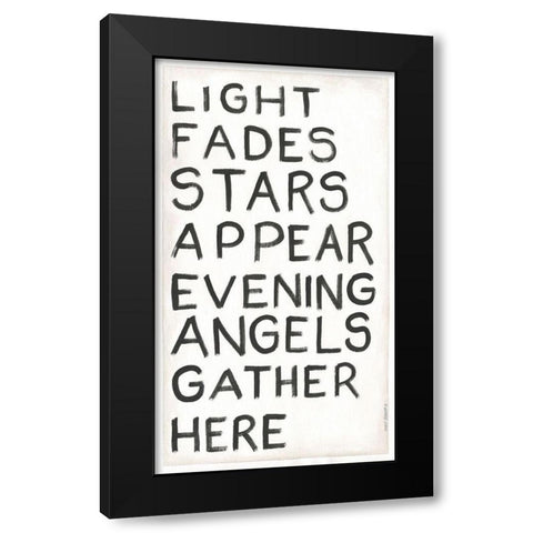 Light Fades Black Modern Wood Framed Art Print with Double Matting by Shamp, Cindy