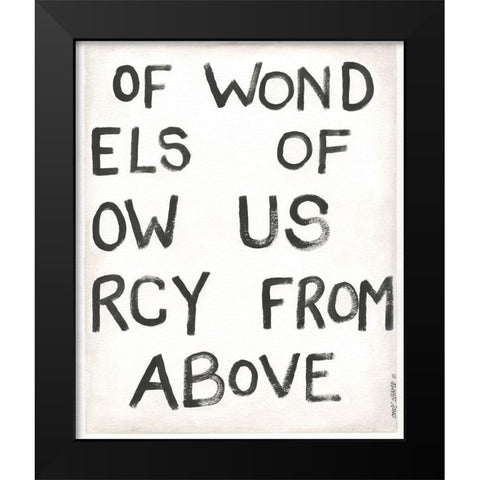 Angels of Wonder II Black Modern Wood Framed Art Print by Shamp, Cindy