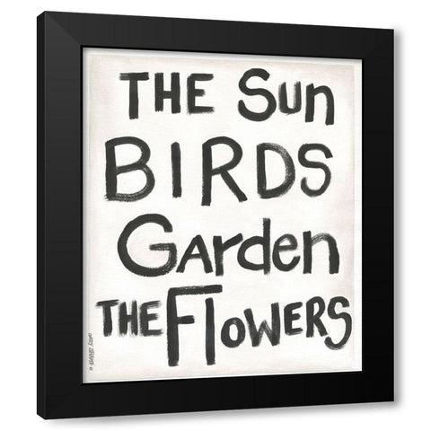 The Sun Shines I Black Modern Wood Framed Art Print by Shamp, Cindy