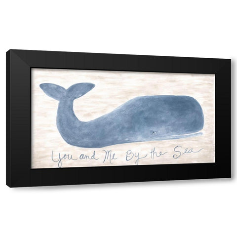 By the Sea Black Modern Wood Framed Art Print with Double Matting by Shamp, Cindy