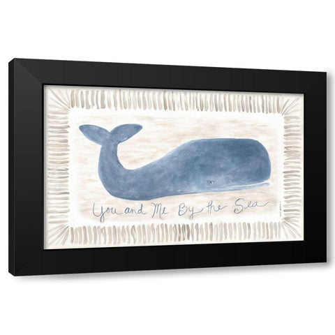 By the Sea Black Modern Wood Framed Art Print by Shamp, Cindy