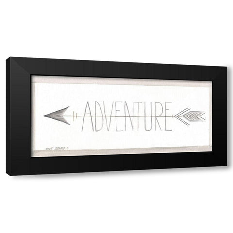 Adventure Black Modern Wood Framed Art Print with Double Matting by Shamp, Cindy