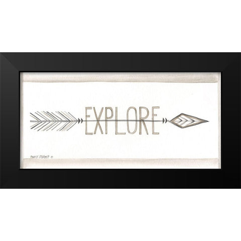 Explore Black Modern Wood Framed Art Print by Shamp, Cindy