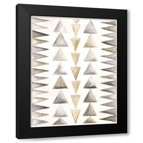 Winter Lodge Bkgnd II Black Modern Wood Framed Art Print by Shamp, Cindy