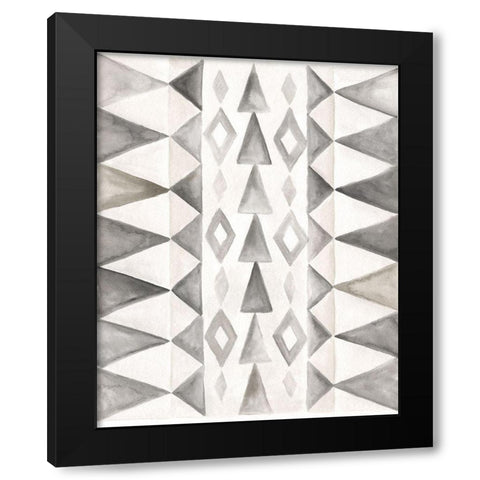 Winter Lodge Bkgnd III Black Modern Wood Framed Art Print by Shamp, Cindy