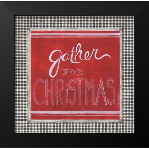Gather Black Modern Wood Framed Art Print by Shamp, Cindy