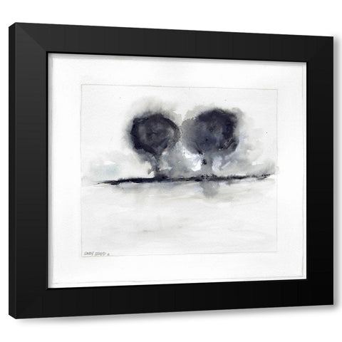 On the Horizon II Black Modern Wood Framed Art Print by Shamp, Cindy
