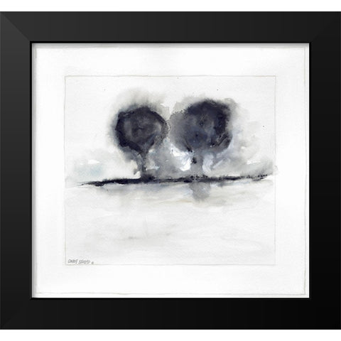 On the Horizon II Black Modern Wood Framed Art Print by Shamp, Cindy