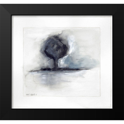 On the Horizon III Black Modern Wood Framed Art Print by Shamp, Cindy