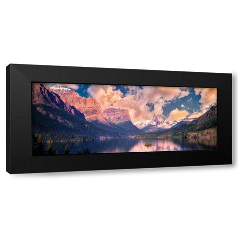 Mountain Air Black Modern Wood Framed Art Print by Frates, Dennis