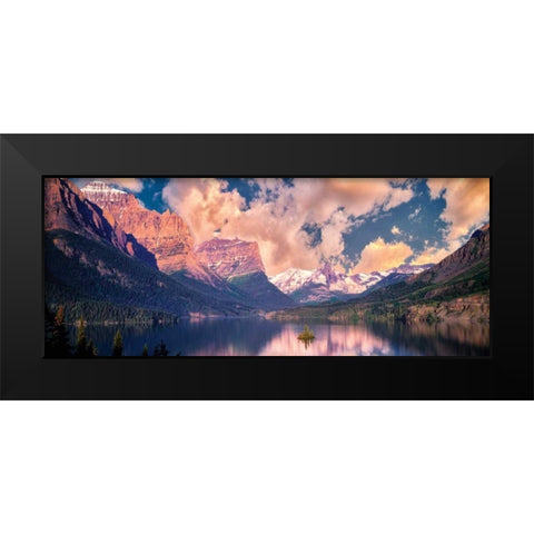 Mountain Air Black Modern Wood Framed Art Print by Frates, Dennis