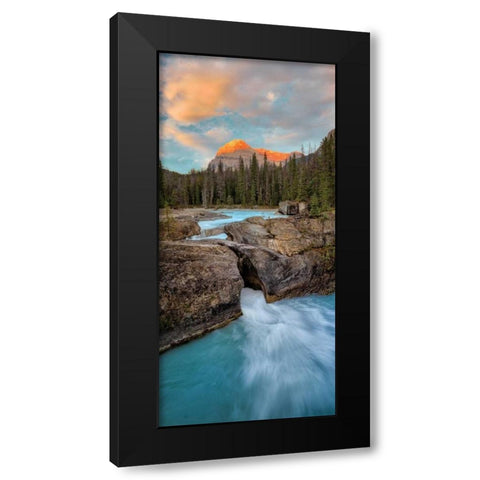 Orange Capped II Black Modern Wood Framed Art Print with Double Matting by Frates, Dennis