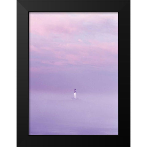 Beacon Black Modern Wood Framed Art Print by Frates, Dennis